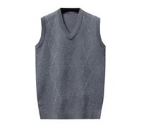 Gilet Invernale Uomo Gilet a Maglia, Gilet Uomo Smanicato Senza Maniche in Maglione Classico Business Gentleman V Neck Knitwear Maglia Gilet Maglione Tank Tops Gilet Cashmere Uomo per Il Tempo Libero
