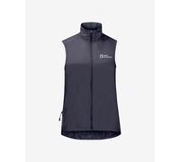 Jack Wolfskin Gilet antivento Morobbia W da donna, Grafite, M