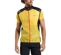 La Sportiva Blizzard Windbreaker M - gilet trail running - uomo S Yellow/Black man Recycled Materials