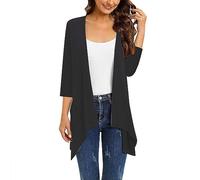 Gilet lungo da donna, taglia grande, giacca da donna a metà stagione, chic, tinta unita, casual, cappotti per la pulizia del pavimento fluida cardigan asimmetrico gilet casual ampio cappotto Xxxxxl