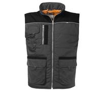 Rossini Trading HH218GYHXL Gilet Morgan, Grigio/Nero, XL