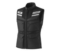 Gilet moto da uomo 4 stagioni in tessuto tecnico Clover sw-2 nero 1778