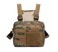 Gilet multifunzione da esterno, leggero, traspirante, multitasche, zaino sportivo con grande capacità per corsa, escursionismo, ciclismo, pesca, campeggio e viaggi quotidiani, Foresta, casual