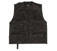 Mil-Tec Hunting/Fishing, gilet XS male Nero