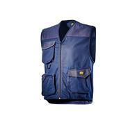 Gilet da lavoro Diadora Utility MOVER multitasche con dettagli riflettenti