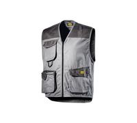 Gilet Multitasche Diadora Mover Grigio Acciaio - 702.160302