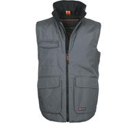 Payper WANTED Gilet da Lavoro Imbottito Unisex Multitasche con Lock System e Zip
