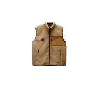 Napapijri gilet in pile beige-Neutro M