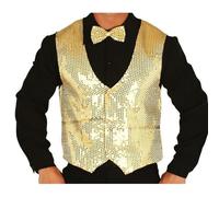 Gilet Paillettes Oro Uomo