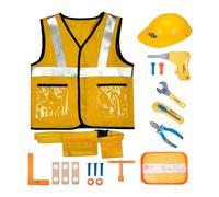 Gilet per bambini da ingegnere da 20 pezzi Premium Finta Play Toy per età