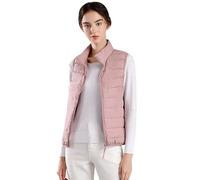 Gilet Piumino Donna Leggero Gilet Imbottito Gilet Trapuntato Donna Giubbotto Smanicato Giubbino Giacchetto Smanicato Donna Giacche Piumini senza Maniche Ultralight Donna Gilet Imbottiti Donna Rosa 3XL