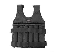 Gilet ponderato progettato per esercizi e allenamento di corsa, vestibilità regolabile con capacità di 20/50 kg (50 kg)