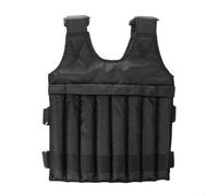 Gilet ponderato progettato per esercizi e allenamento di corsa, vestibilità regolabile con capacità di 20/50 kg (20 kg)