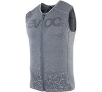 Gilet protettivo EVOC PROTECTOR VEST MEN da uomo, abbigliamento protettivo per sport d'azione (taglia: M, protezione schiena LITESHIELD PLUS, lavabile), grigio carbonio