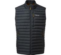 Rab - Piumino senza maniche in piuma d'oca - Microlight Vest Beluga per Uomo in Pelle - Taglia M - Grigio