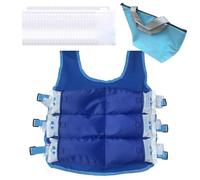 Gilet Refrigerante - Gilet con Pacco Ghiacciato Traspirante e Regolabile per Alleviare il Caldo, Giacca Fresca per Donne e Uomini | Abbigliamento da Lavoro all'Aperto per Sanità, Giardinaggio