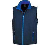 Risultato R232 M Softshell stampabile Bodywarmer, Unisex, R232M, Navy/Royal, L
