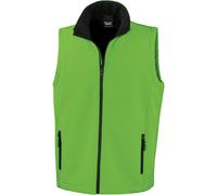Risultato R232 M Softshell stampabile Bodywarmer, Unisex, R232M, Vivid Green, 3XL