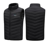 Gilet Riscaldante con Ventuno Zone Intelligente USB per Donna Inverno Termico Morbido Foderato in Peluche ad Alimentazione a Batteria per Esterni e Isolamento Caldo Ottimale