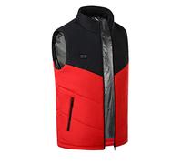 Gilet riscaldante elettrico per ciclisti, con porta USB, abbigliamento imbottito per esterni con funzione termica, versatile, come giacca riscaldante per uomo e donna, attrezzatura ideale in caso di