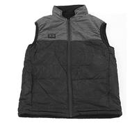 Gilet Riscaldante Invernale a 4 Zone di Riscaldamento Colletto Antivento Wieh Gilet Riscaldato Elettrico Gilet Riscaldante USB per Uomo Donna (2XL)