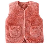 Gilet riscaldante senza maniche per giacca in pile unisex, ideale in autunno e inverno, strato intermedio scolastico o abbigliamento casual, adatto da nove mesi fino a sei anni