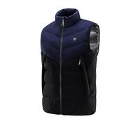 Gilet Riscaldato, Gilet Riscaldante Elettrico 3 Livelli Riscaldamento, 9 Zone Riscaldamento Gilet Riscaldante, Abbigliamento Caldo Riscaldato Tramite USB per Campeggio All'aperto