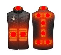 Gilet Riscaldato Per Donna e Uomo in Offerte Elettrico Gilet Riscaldato Riscaldamento 9 Zone Riscaldate Maglia Riscaldata Elettrica Unisex Caldo Gilet Giubbotto Top Trekking Porta di Ricarica USB