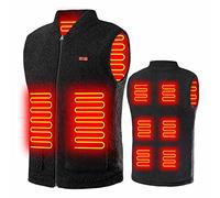 Gilet Riscaldato Uomo Donna Regolabile Giubbotto Termico Riscaldato in Pile Usb 11 Aree Vestiti Riscaldati Giubbotto Termico Moto Equitazione Invernale Pesca Regolabile Caccia Campeggio Gilet (8)