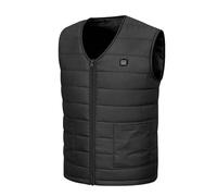 Gilet Riscaldato Uomo Doona Lavabile 5 Zone con USB e 3 Temperature Piumino Riscaldate Senza Maniche 100 Grammi Smanicato Riscaldata Imbottita Trapuntata per Sci Caccia Moto Pesca Trekking Bici