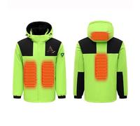 Gilet Riscaldato Uomo Gilet Riscaldabile Uomo con Batteria Giubbino Termico con 13 Zone di Riscaldamento 3 Temperature Regolabili Giubbino Termico Invernale Impermeabile Vestiti con Batteria Giacca