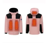 Gilet Riscaldato Uomo Gilet Riscaldabile Uomo con Batteria Giubbino Termico con 13 Zone di Riscaldamento 3 Temperature Regolabili Giubbino Termico Invernale Impermeabile Vestiti con Batteria Giacca