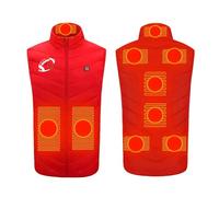 Gilet Riscaldato Uomo, Gilet Riscaldato Per Uomo e Donna, Giubbotto Riscaldato Per Lavoro, Cuscino Con Noccioli di Ciliegia Riscaldabile Per Cervicale, Caldo, Senza Batteria, Con USB, Stampato