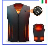 Gilet riscaldato uomo usb batteria riscaldante elettrico da lavoro per inverno