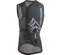 Gilet Salomon Flexcell Pro, paraschiena, nero L Black