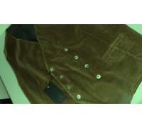GILET SANTANIELLO SARTORIA SALERNO VELLUTO A COSTE TG 48 125,00 S-028