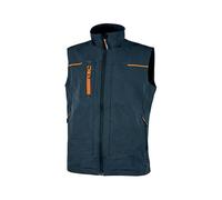 U-Power - Gilet de Travail en Tissu Bleu Foncé Saturn S Bleu Foncé