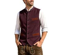 Gilet senza maniche con design in velluto a coste per il tema 'Oktoberfest, | Giubbotti Uomo Senza Maniche Cotone Verde Montone Renna Caldi Tecniche Doppio Cardiganuomo Quale Personalizzata Tipi