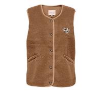 Gilet senza maniche in sherpa Marrone L Tinta unita