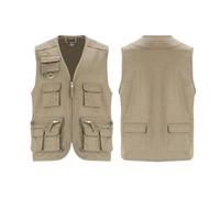 Gilet Smanicato Multitasca Multiuso Fotografo Reporter Lavoro Fabbro Multi Tasca