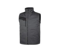 DELTAPLUS - STOC3GOGT - Gilet Stockton3 - multitasche - taglia L - grigio-arancio - Deltaplus - 94229 - Conf. da 1 Pz. - STOC3GOGT