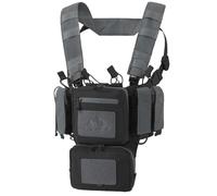 Helikon-Tex Training Mini Rig YKK Il Petto MOLLE Pattuglia Nero / Shadow Grey