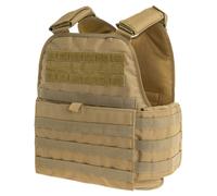Mil-Tec Plate Carrier, gilet Taglia unica male Beige (Coyote)