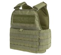 Mil-Tec Plate Carrier, gilet Taglia unica male Oliva