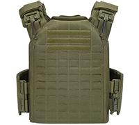 Gilet Tattico Militare da Softair, 1000D Nylon Molle Giubbotto Regolabile Modulare Gilet con Tasche Interna per Piastre EVA Quick Release Buckle Giubbotti Militare da Softair Caccia Nero Mimetico