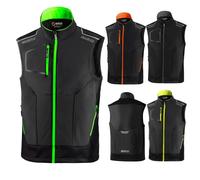 Sparco Illinois gilet tecnico con inserti di rinforzo e strisce alta visibilità