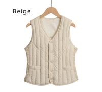 Gilet Termico Da Donna Foderato In Pile Imbottito Trapuntato Per Il Corpo Casual