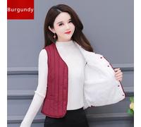 Gilet Termico Da Donna Foderato In Pile Imbottito Trapuntato Per Il Corpo Casual