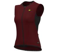 Gilet Alé Thermo rosso intenso nero donna - S