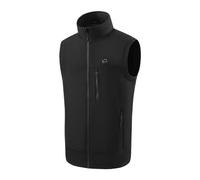 Gilet termico termoelettrico da uomo con sistema di controllo intelligente 9, attrezzatura termica adatta per attività all'aria aperta in climi freddi (nero, XXXXL)